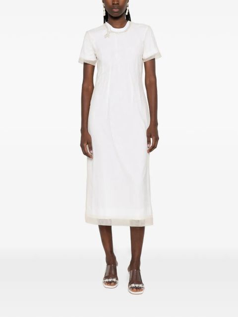 Simone Rocha layered embellished dress - White - zdjęcie produktu nr 2