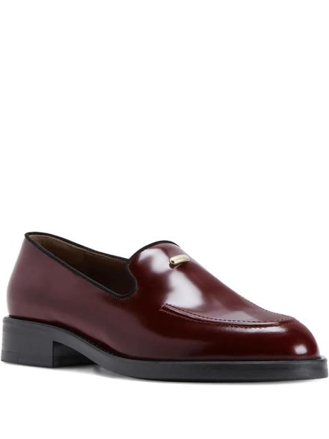 Giuseppe Zanotti Dories leather loafers - Red - zdjęcie produktu nr 1