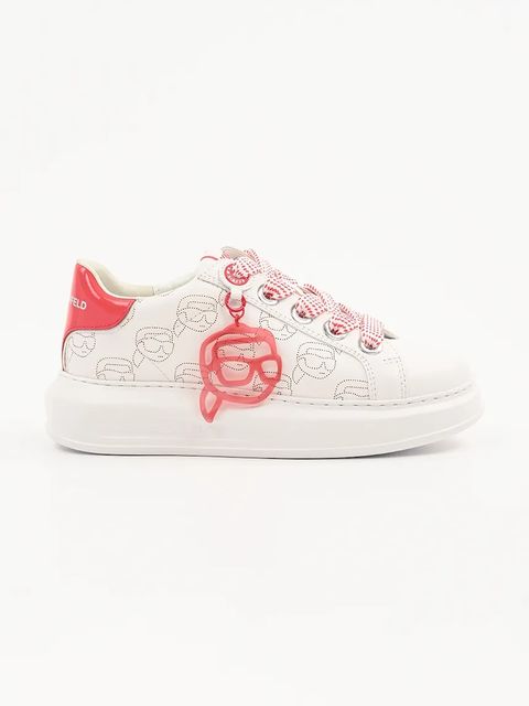 Karl Lagerfeld sneakersy skórzane KAPRI NFT damskie kolor biały KL62522 - zdjęcie produktu nr 1