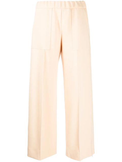 Jil Sander wide-leg wool trousers - Neutrals - zdjęcie produktu nr 1