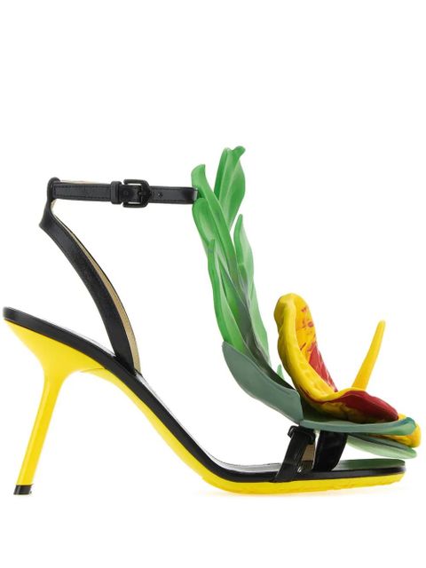 LOEWE Petal 90mm sandals - Black - zdjęcie produktu nr 1