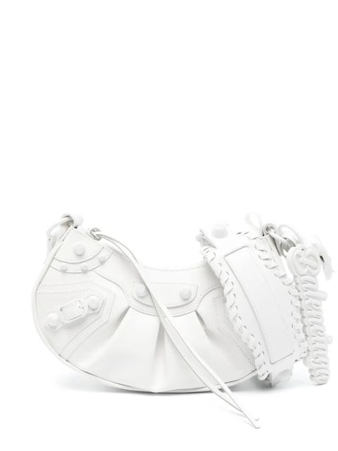 Balenciaga small Le Cagole leather shoulder bag - White - zdjęcie produktu nr 1