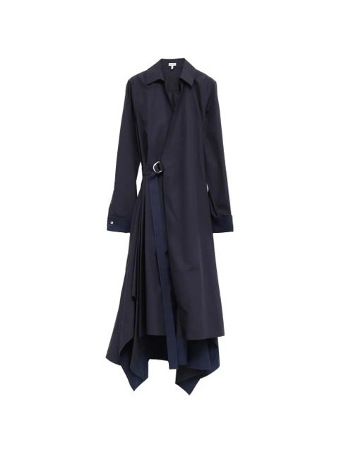 LOEWE layered belted midi dress - Blue - zdjęcie produktu nr 1