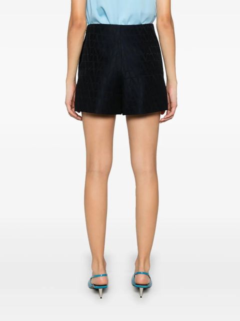 Valentino Garavani Toile Iconographe-patterned shorts - Blue - zdjęcie produktu nr 2