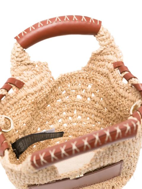 Ba&Sh Ara Ara crochet tote bag - Neutrals