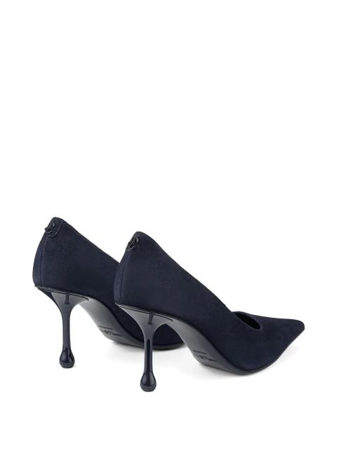 Jimmy Choo Ixia pointed leather pumps - Blue