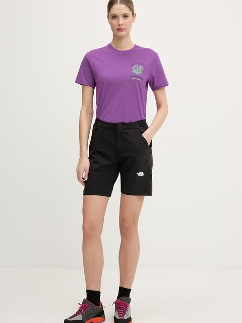 Jack Wolfskin t-shirt basic damski bawełniany Carefree - zdjęcie produktu nr 1