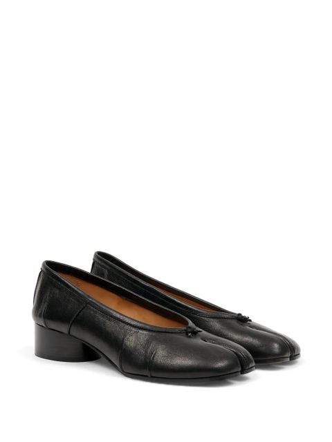 Maison Margiela tabi leather ballerina - Black - zdjęcie produktu nr 2