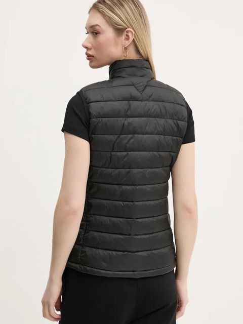 Guess Jeans bezrękawnik damski kolor czarny przejściowy W5RN55 WHAB2