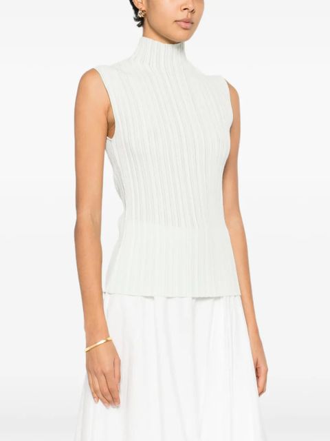 Proenza Schouler roll-neck top - Green - zdjęcie produktu nr 2