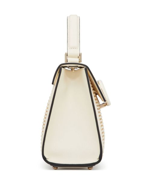 Valentino Garavani small VSling wicker top-handle bag - Neutrals