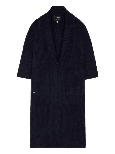 Alanui Finest ribbed coat - Blue - zdjęcie produktu nr 1