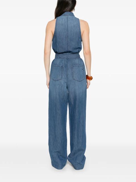 PINKO belted jumpsuit - Blue