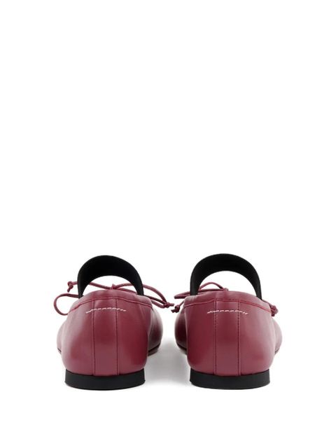 MM6 Maison Margiela Anatomic ballerinas - Red