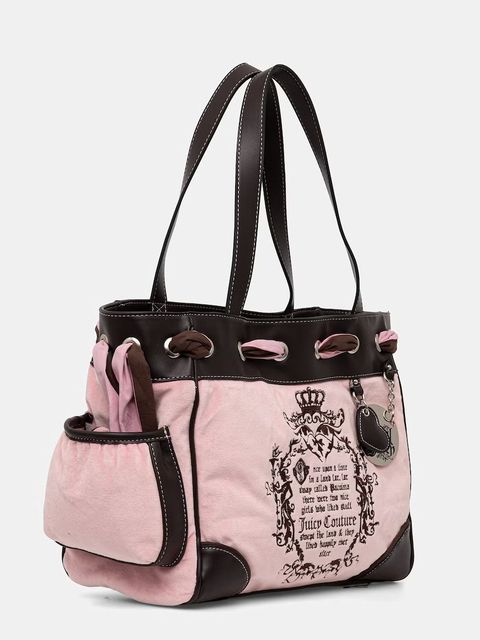 Juicy Couture torebka shopper damska bawełniana DAYDREAMER - zdjęcie produktu nr 1