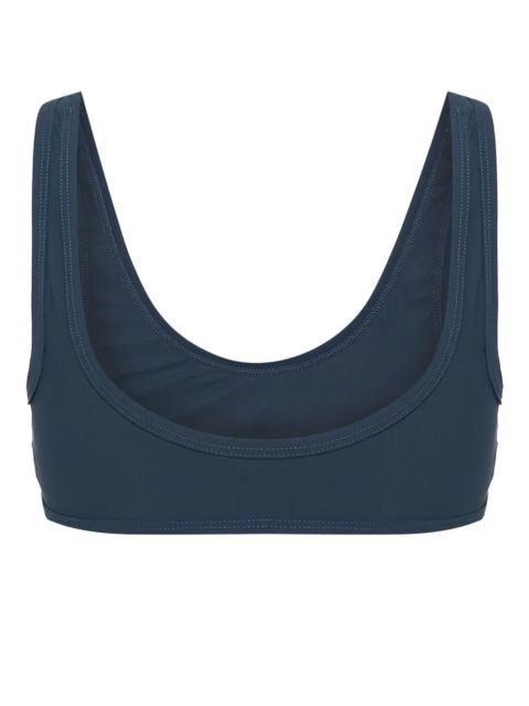 Jil Sander logo-print bikini top - Blue - zdjęcie produktu nr 2