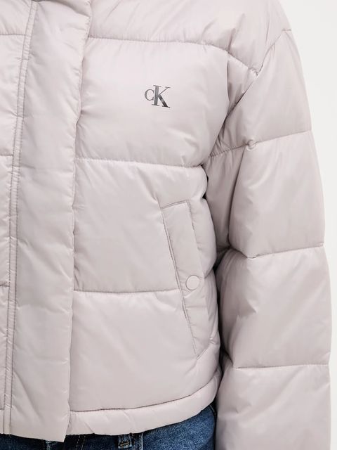 Calvin Klein Jeans kurtka kolor szary zimowa LV047D504G - zdjęcie produktu nr 2