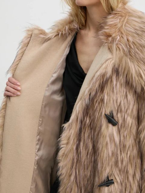 By Malene Birger płaszcz GRACA damski kolor beżowy przejściowy Q72640001