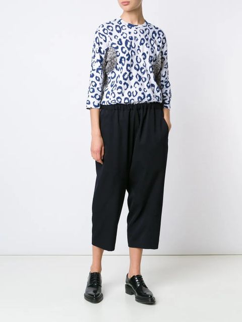 Comme Des Garçons leopard print top - White - zdjęcie produktu nr 2