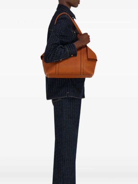Ferragamo medium folded leather tote bag - Brown - zdjęcie produktu nr 2