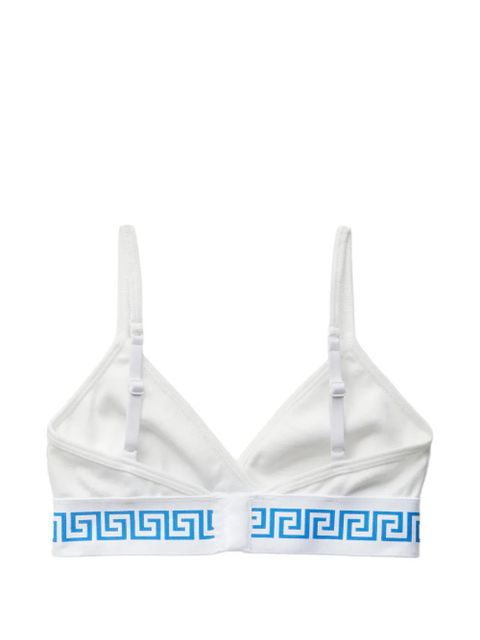 Versace ribbed cotton-jersey bralette - White - zdjęcie produktu nr 2