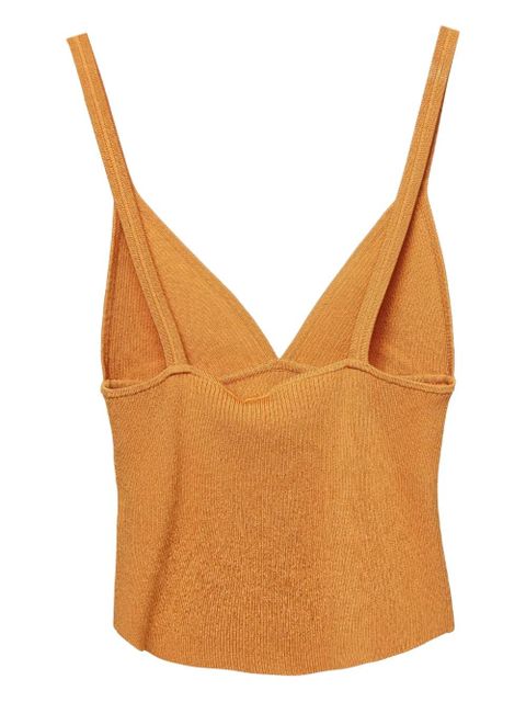 Simkhai ribbed-knit top - Brown - zdjęcie produktu nr 2