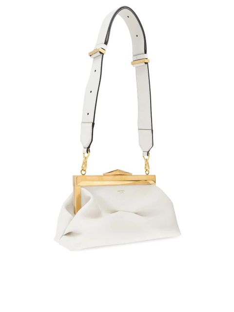 Jimmy Choo Diamond Frame Clutch bag - White