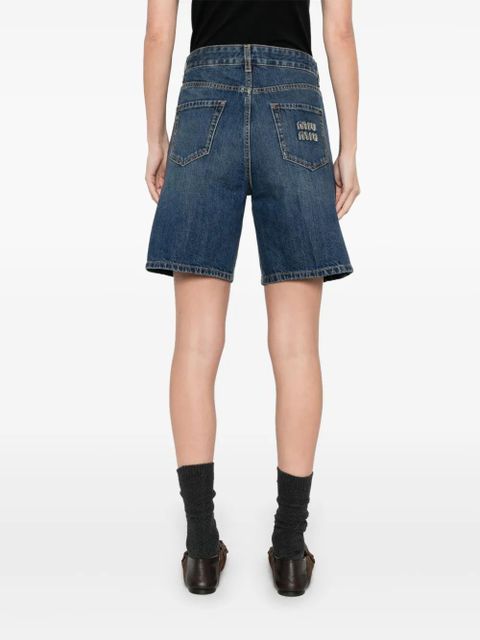 Miu Miu denim shorts - Blue