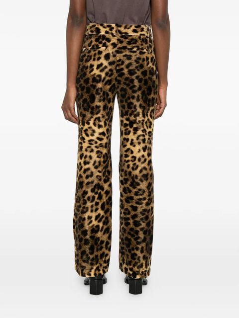 Ba&Sh animal-print trousers - Brown