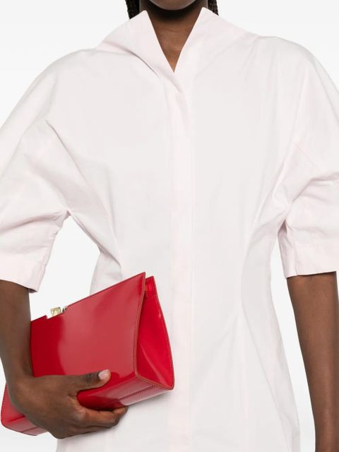 Jacquemus La Moisson pleated midi dress - Pink