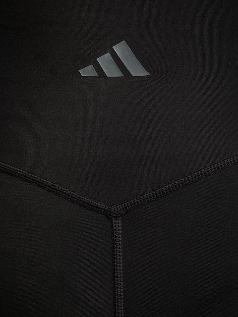 adidas Performance szorty treningowe damskie kolor czarny gładkie medium waist KT3301