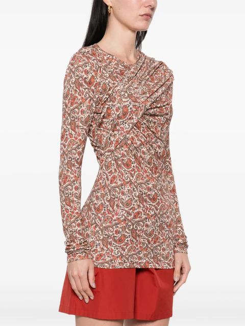 MARANT ÉTOILE Dressi top - Red