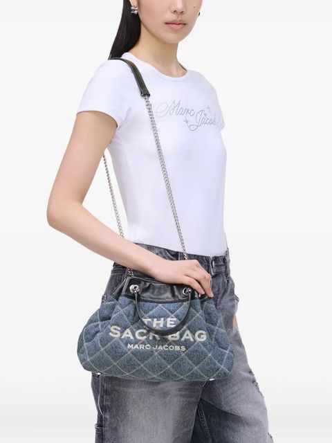 Marc Jacobs The Quilted Denim Chain Sack bag - Blue