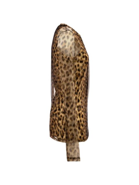 Sportmax Zebu animal-print top - Neutrals