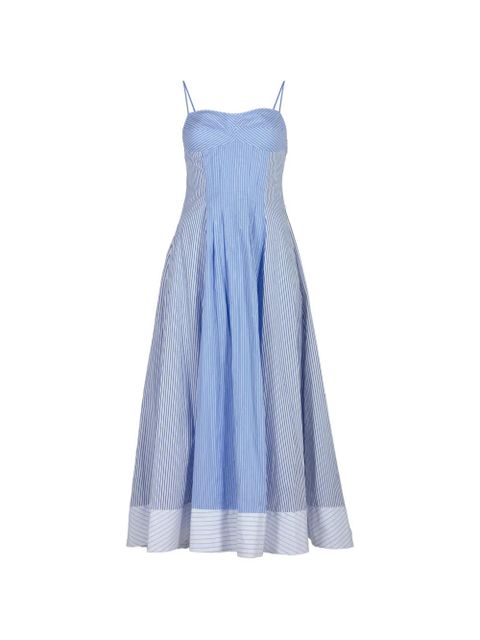 Simkhai Chamberlain striped midi dress - Blue - zdjęcie produktu nr 1