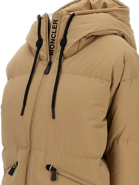 Moncler Grenoble hooded drawstring puffer jacket - Neutrals