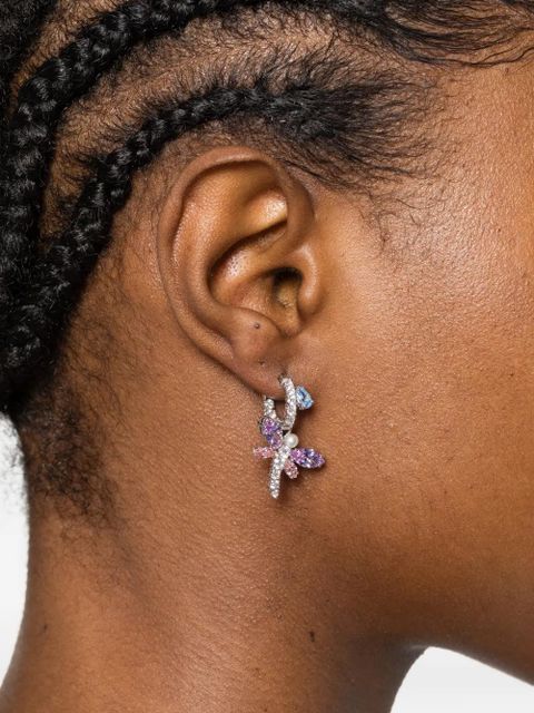 Swarovski x Ariana Grande hoop-design earrings - Silver - zdjęcie produktu nr 2