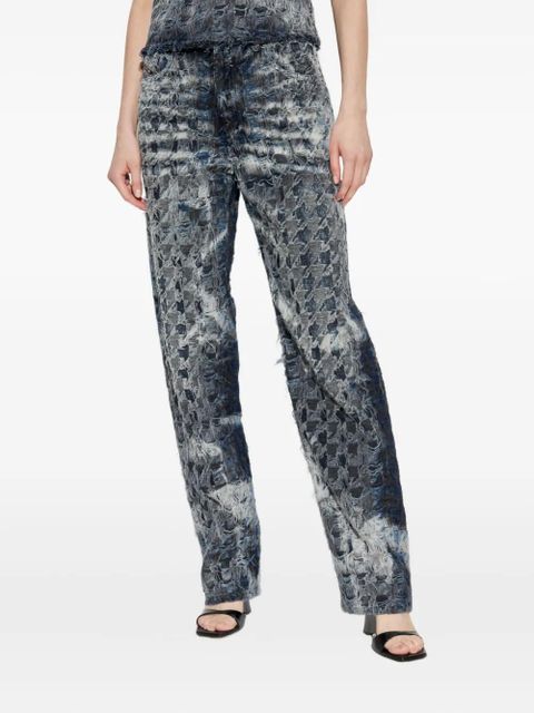 Diesel frayed-effect jeans - Grey - zdjęcie produktu nr 2