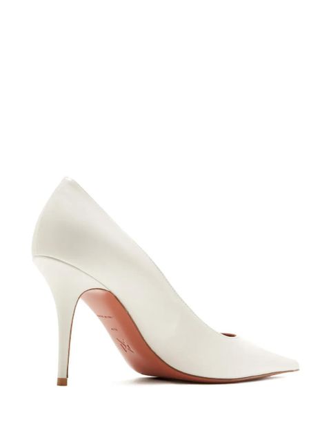 Amina Muaddi Barbara pointed pumps - White - zdjęcie produktu nr 2