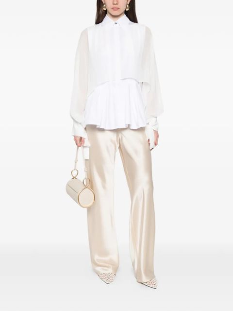 TWINSET cuffed long-sleeve blouse - White - zdjęcie produktu nr 2