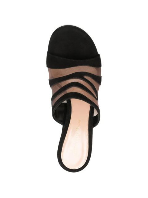 Gianvito Rossi slip-on heeled sandals - White