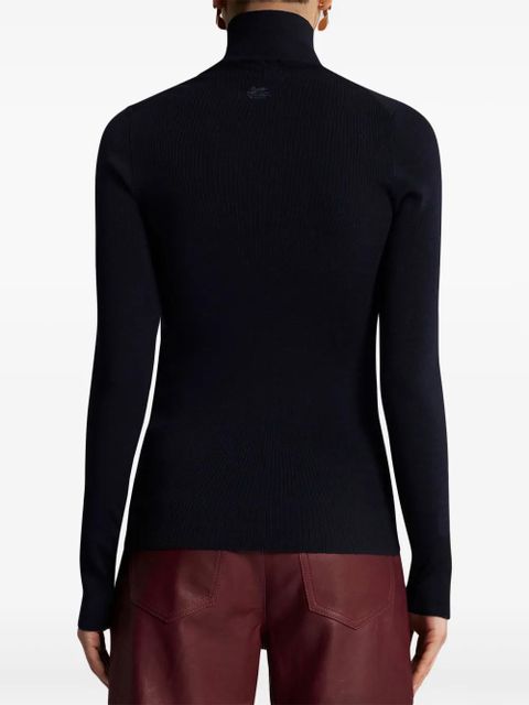 ETRO high-neck wool jumper - Blue