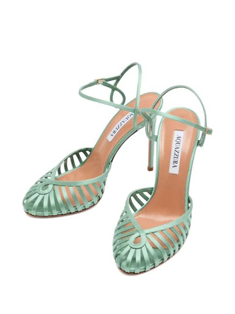 Aquazzura 105mm Sweet Surrender sandals - Blue - zdjęcie produktu nr 2