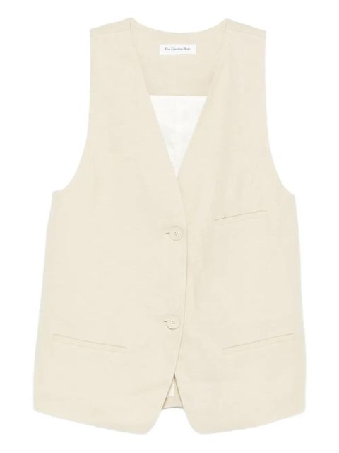 The Frankie Shop Melrose waistcoat - Neutrals - zdjęcie produktu nr 1