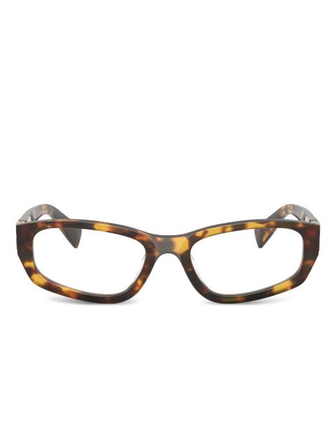 Miu Miu Eyewear tortoiseshell-pattern glasses - Brown - zdjęcie produktu nr 1