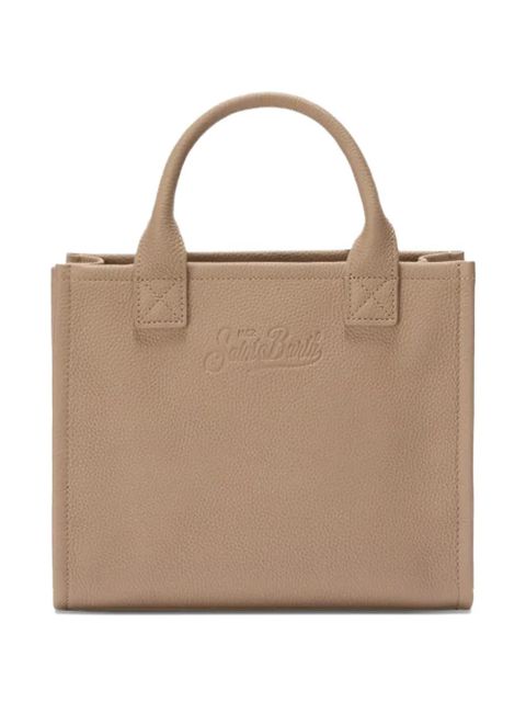 MC2 Saint Barth midi Vanity debossed leather tote bag - Neutrals - zdjęcie produktu nr 2