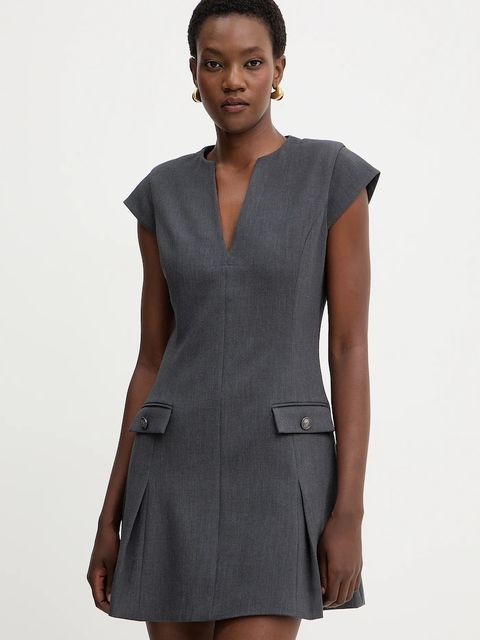 Guess sukienka JOANDRA kolor szary mini rozkloszowana W5BK19 W2402 - zdjęcie produktu nr 1