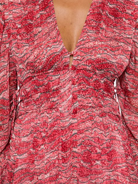 MARANT ÉTOILE Amara maxi dress - Red