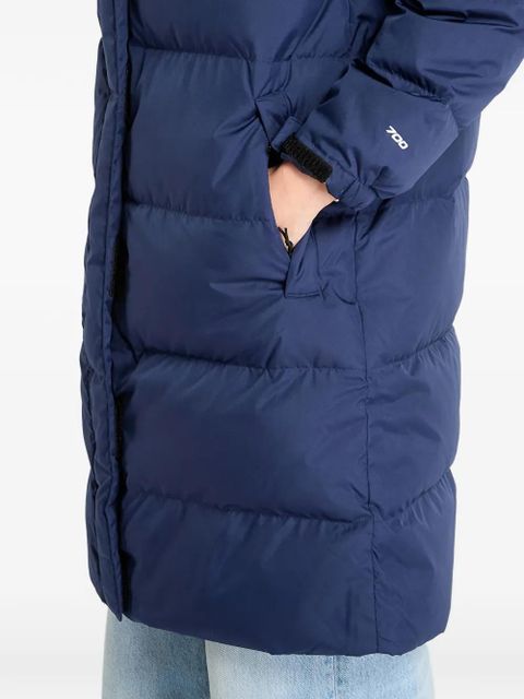 The North Face hooded padded parka - Blue