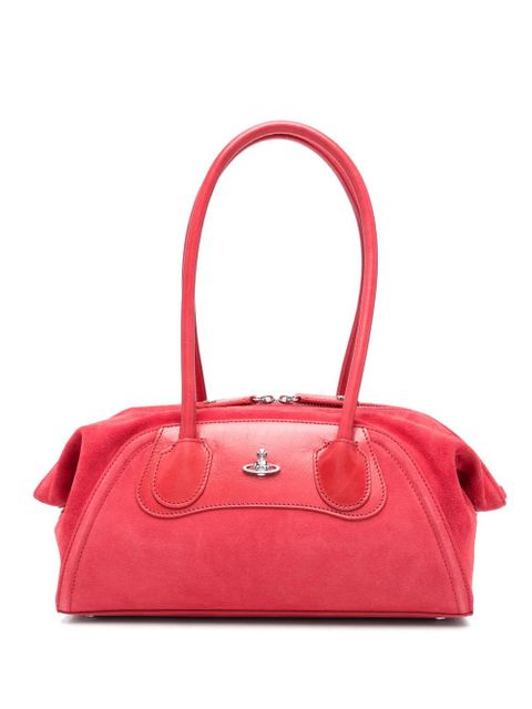 Vivienne Westwood small Shirley Orb detail shopper shoulder bag - Red - zdjęcie produktu nr 1